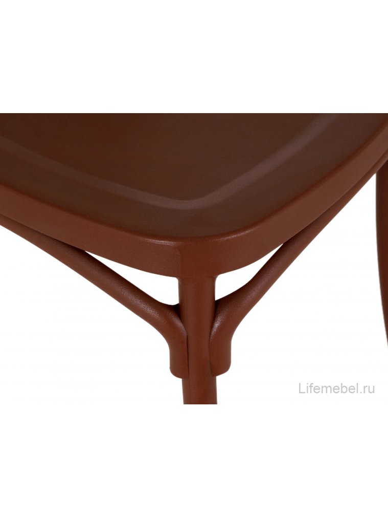 Пластиковый стул Bertram коричневый коричневый