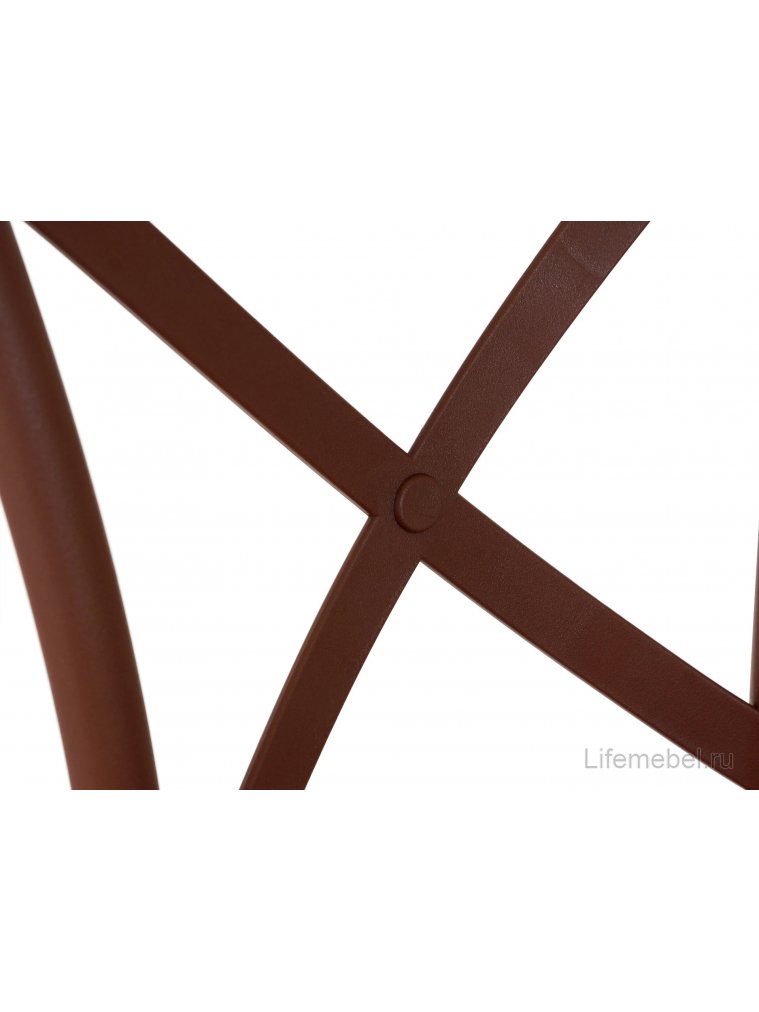 Пластиковый стул Bertram коричневый коричневый
