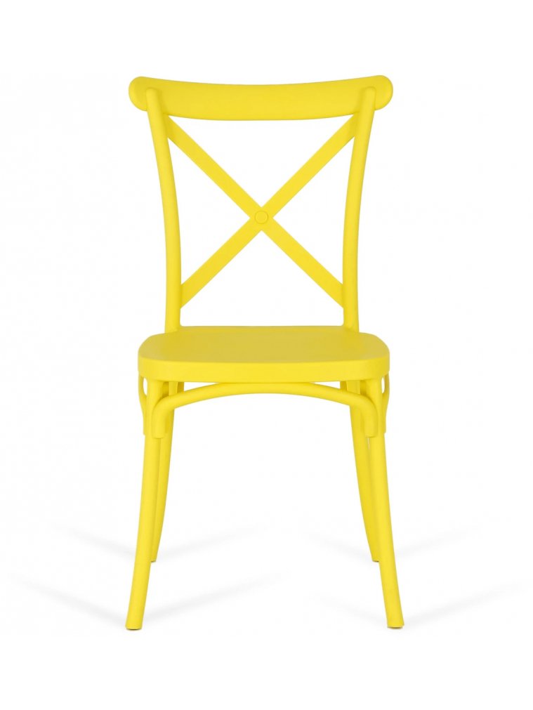 Пластиковый стул Bertram желтый