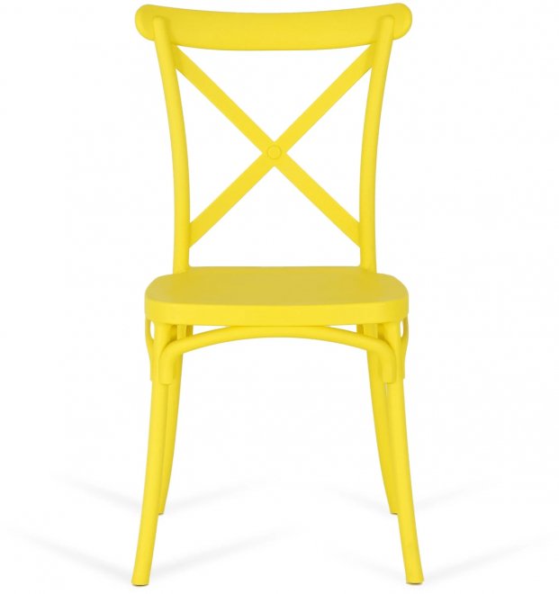 Пластиковый стул Bertram желтый