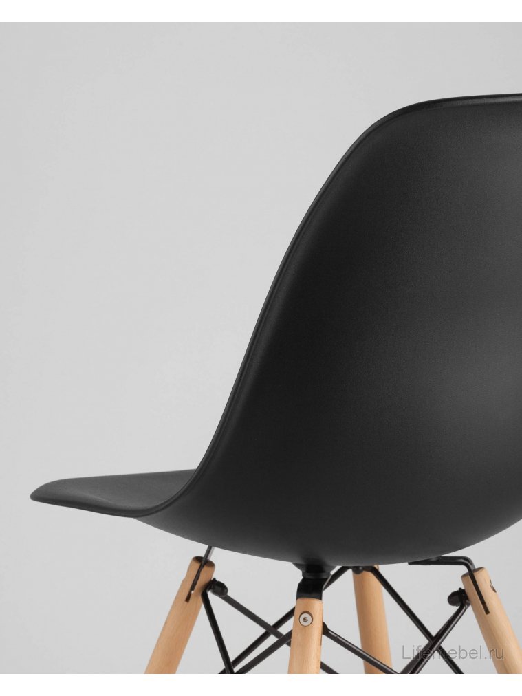 Стул Hames черный / деревянный