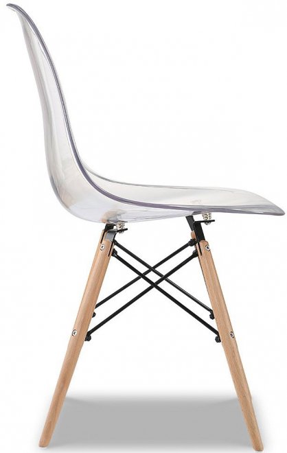 Стул пластиковый PW071PC прозрачный