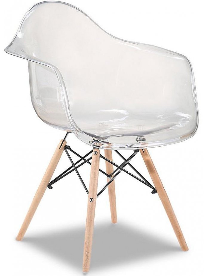 Стул пластиковый PW082PC прозрачный