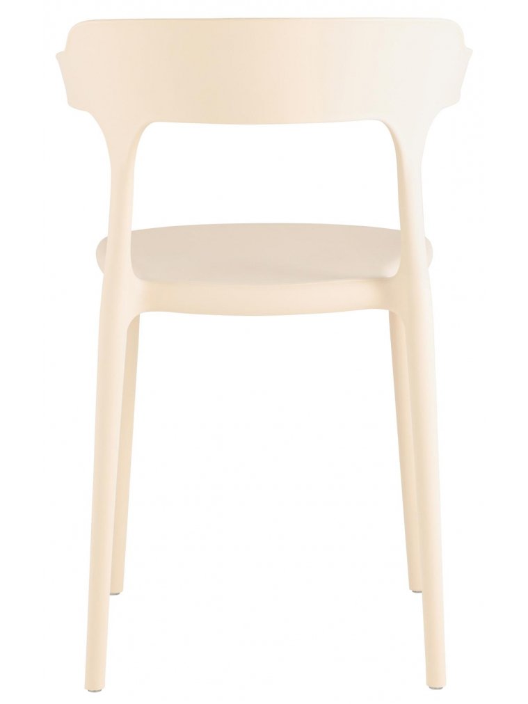 Пластиковый стул Салли бежевый
