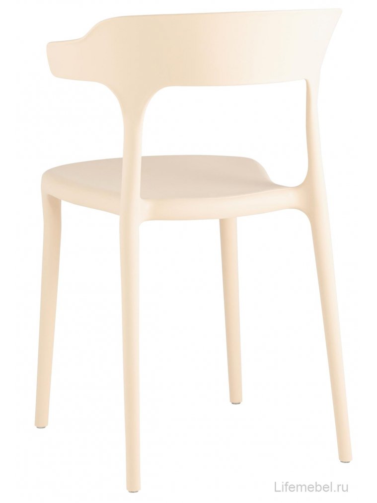 Пластиковый стул Салли бежевый