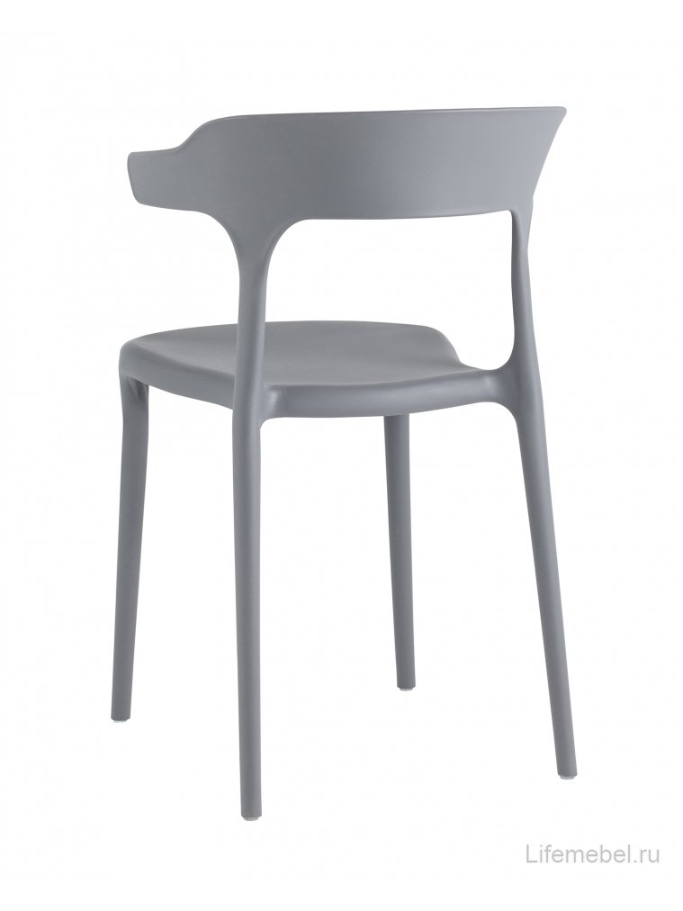 Пластиковый стул Салли серый