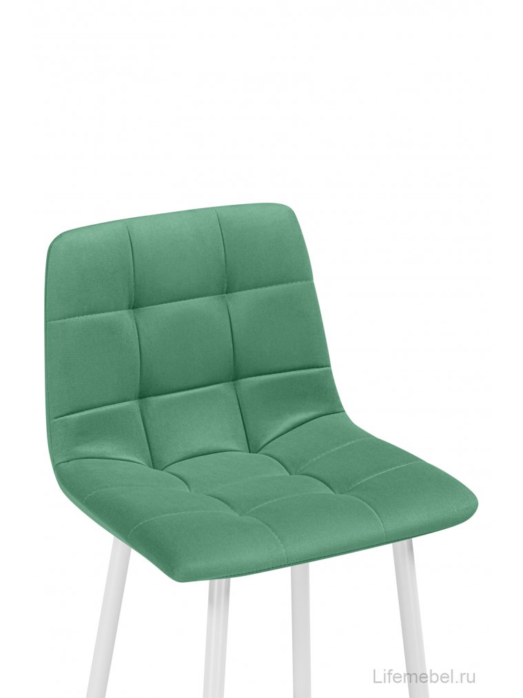 Полубарный стул Чилли Мини фисташковый (zd 651) / белый