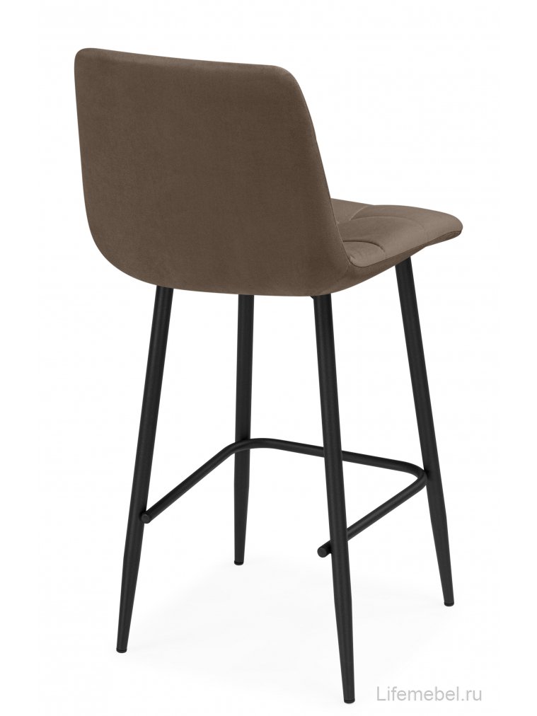 Полубарный стул Чилли Мини коричневый (zd 233) / черный