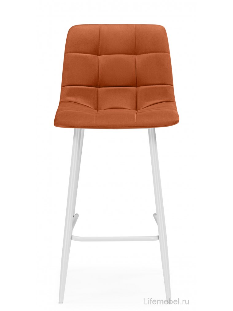 Полубарный стул Чилли Мини терракотовый (zd 432) / белый