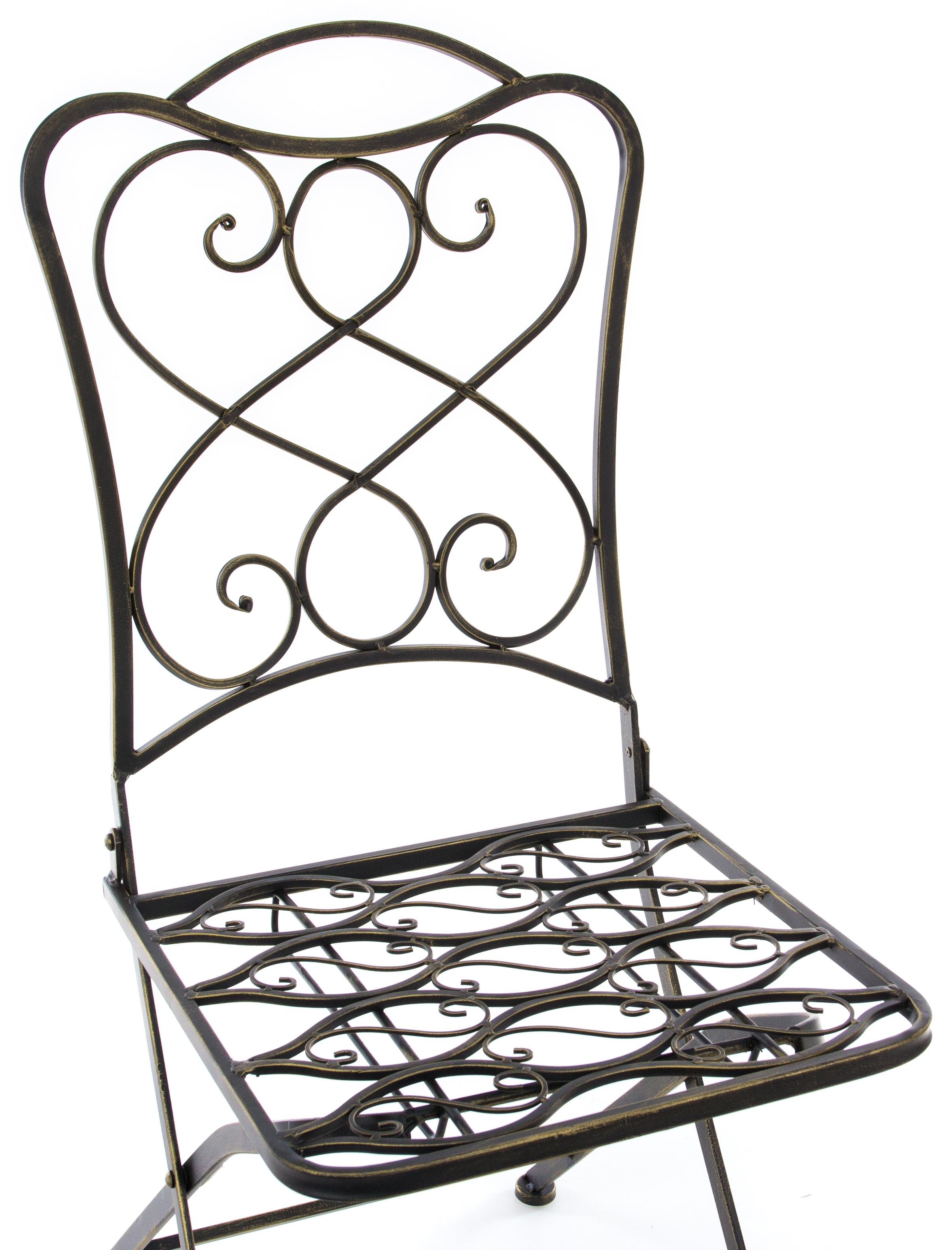 Стул складной Океан бронзовый