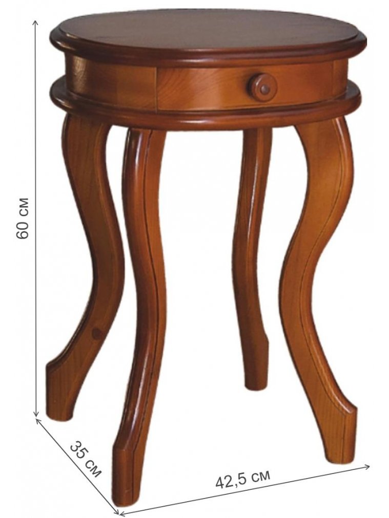 Табурет №9 орех