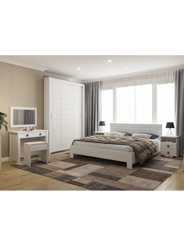 Табурет Изабель ИЗ-59К белое дерево