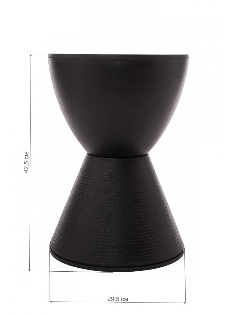 Табурет Button черный