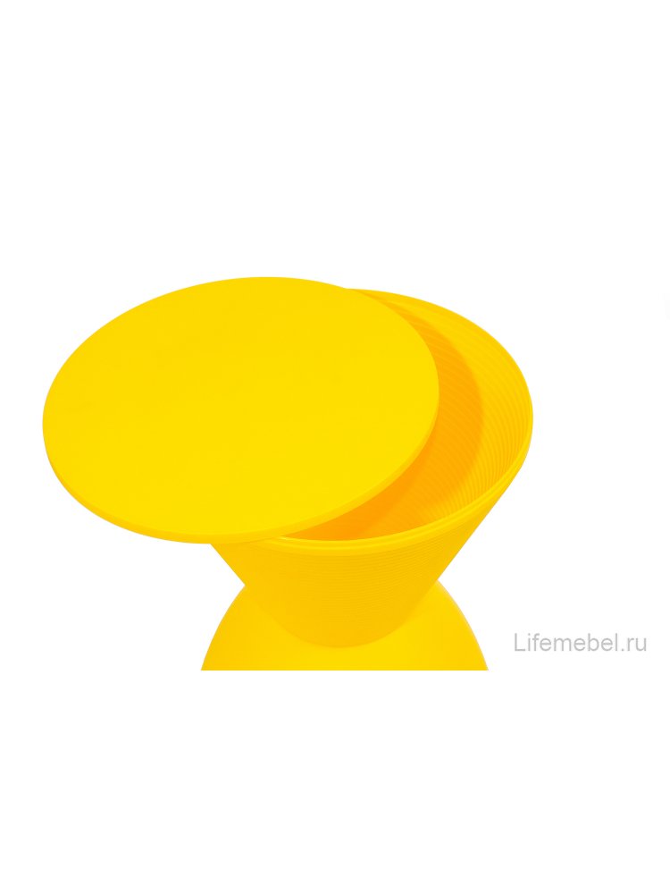 Табурет Button желтый