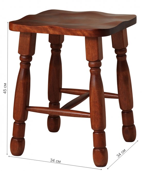 Табурет Гранд темный орех