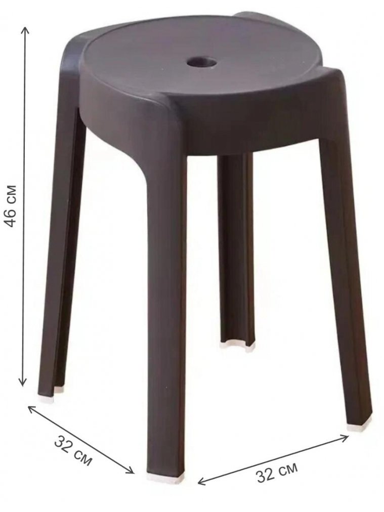 Табурет Moti DC125 кофейный