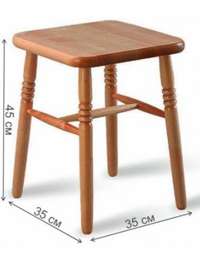 Табурет Классика орех