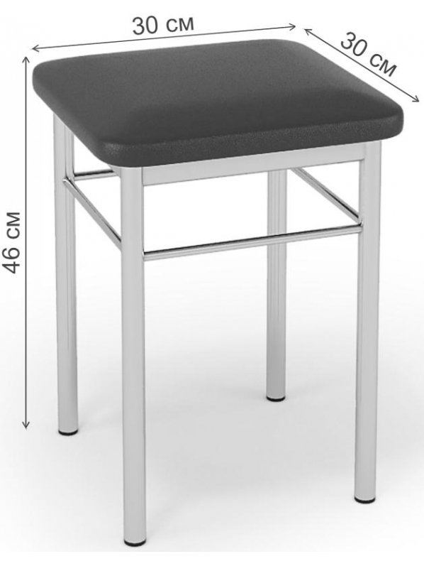 Табурет Silver хром