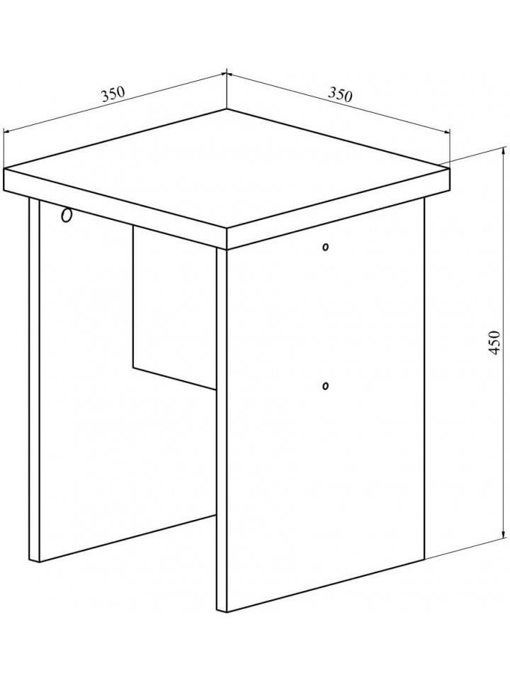 Табурет Т-03 дуб роше
