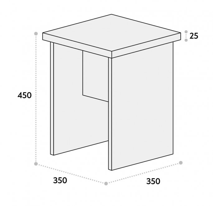 Табурет Т-03 дуб роше