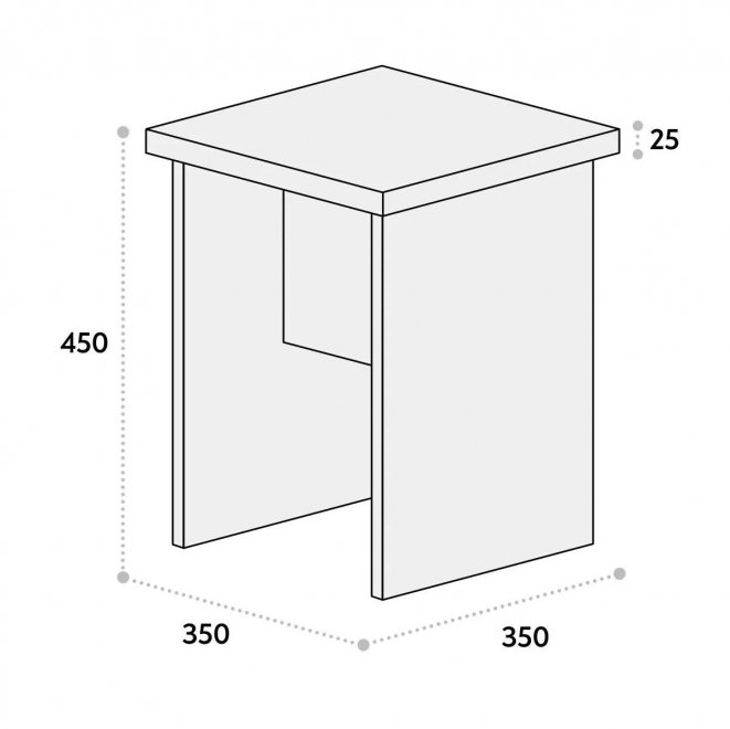 Табурет Т-03 северное дерево светлое