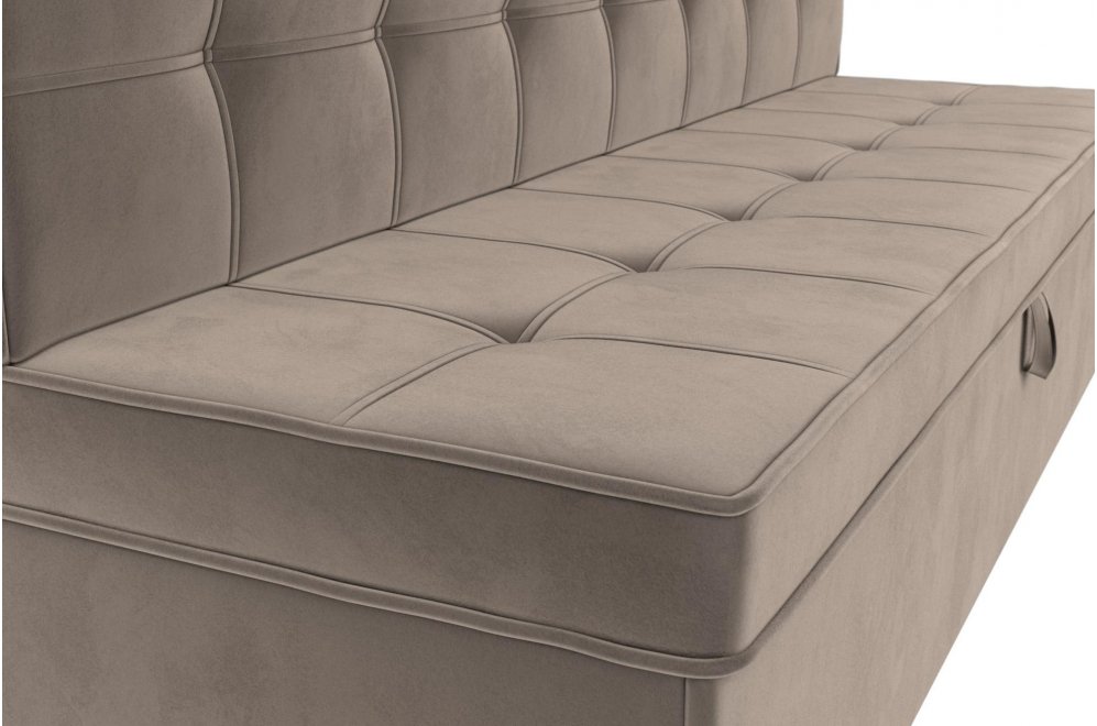 Кухонный диван Техас коричневый велюр