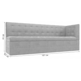 Кухонный диван Бриз правый