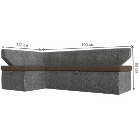 Кухонный диван угловой Омура