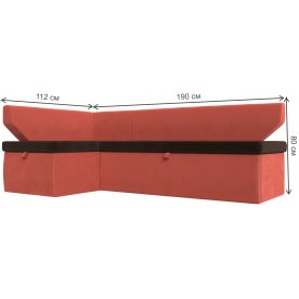 Кухонный диван угловой Омура