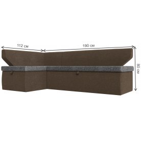 Кухонный диван угловой Омура