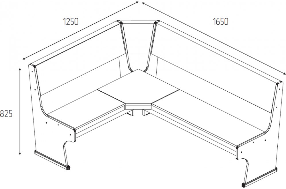 Кухонный уголок Амиго МФ-104.001 ольха