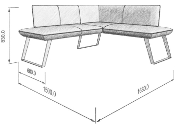 Диван Cosmo 158-140 R правый