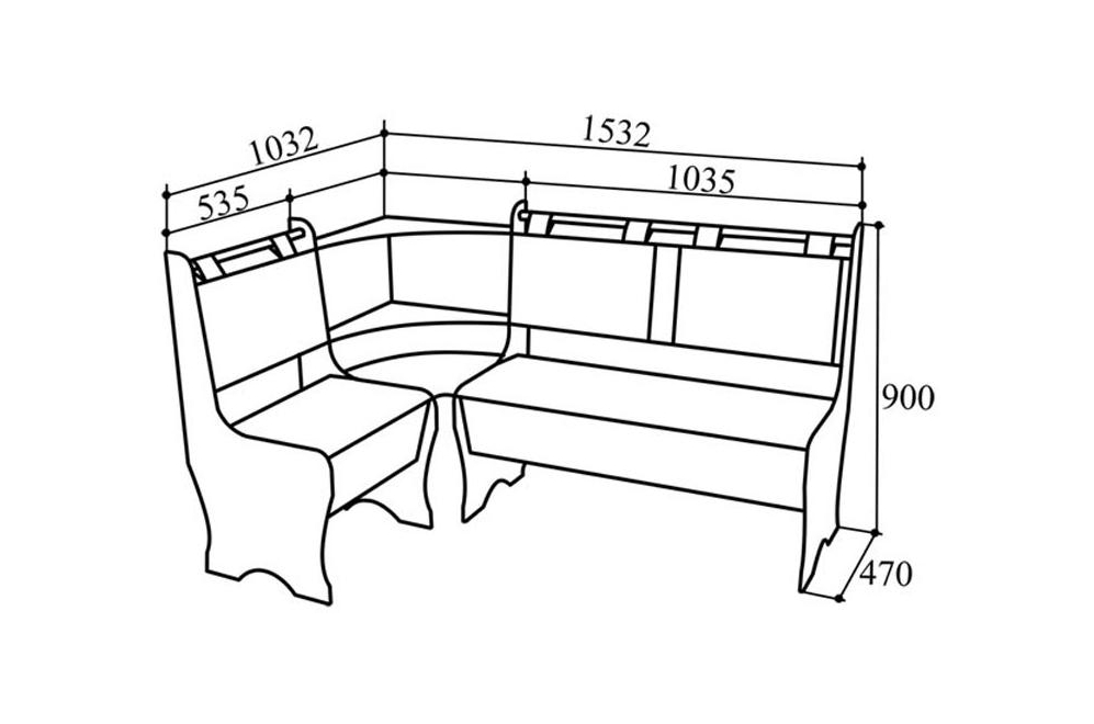 Кухонный уголок КУ-40 дуб млечный / молочный / шоколад (терра эф.101/221)