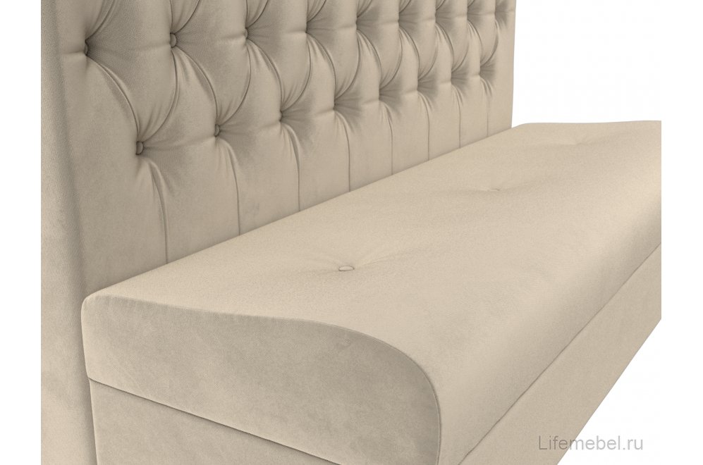 Кухонный диван Бремен микровельвет бежевый