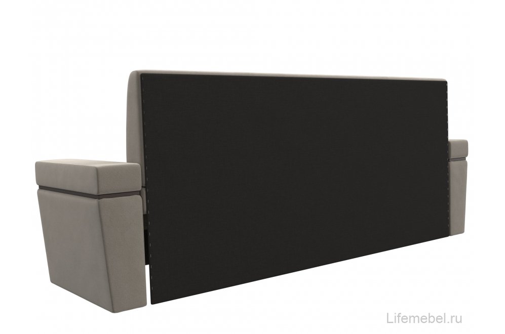 Кухонный диван Деметра микровелвет бежевый