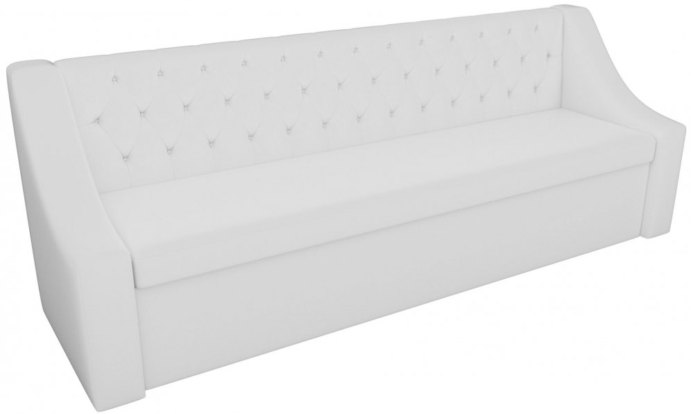 Кухонный диван Мерлин эко кожа белый