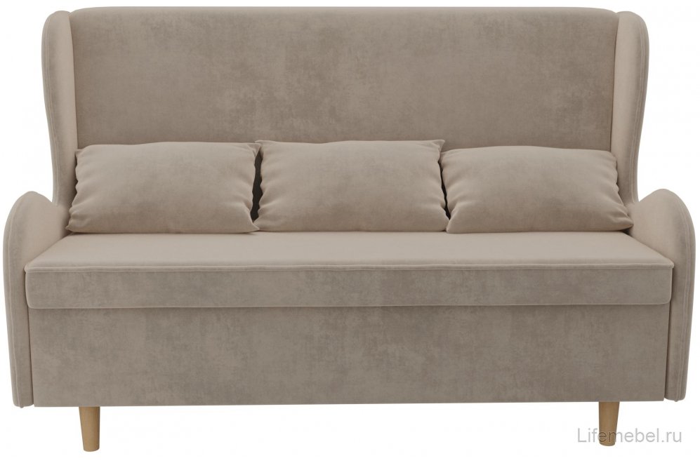Кухонный диван Сэймон велюр бежевый