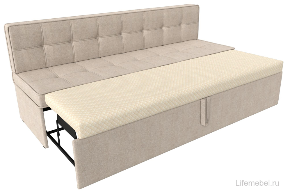 Кухонный диван Техас бежевая рогожка