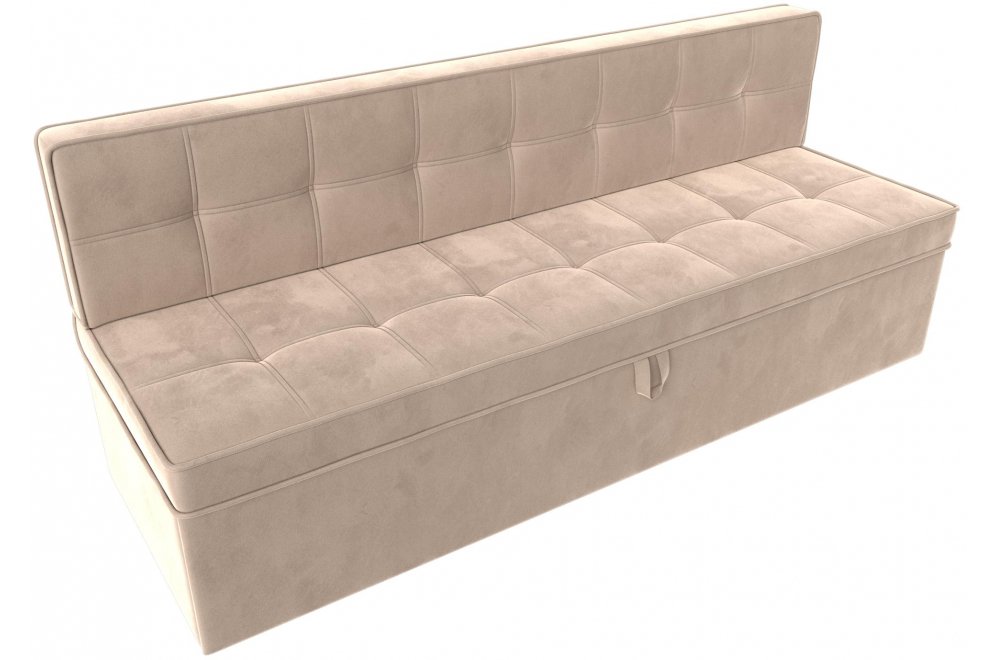 Кухонный диван Техас бежевый велюр