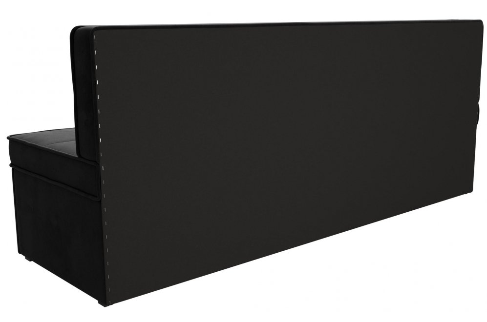 Кухонный диван Соната-Прайм черный велюр
