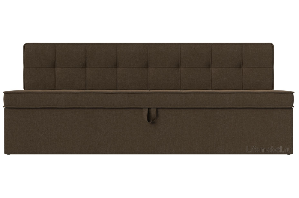 Кухонный диван Техас коричневая рогожка