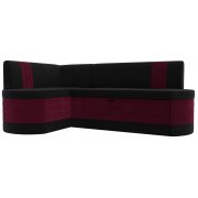 черный / бордовый микровельвет