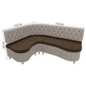 Кухонный диван Вегас левый