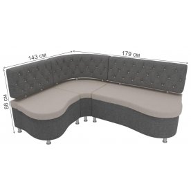 Кухонный диван Вегас левый