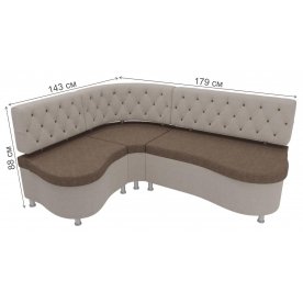 Кухонный диван Вегас левый