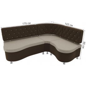 Кухонный диван Вегас правый