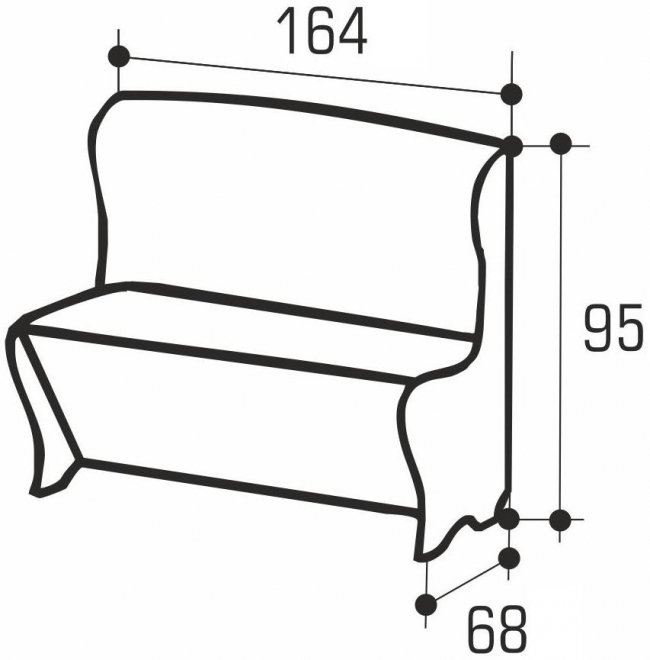 Кухонный диван Версаль
