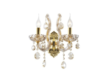 Бра Crystal Lux Beauty AP2 Oro/Champagne