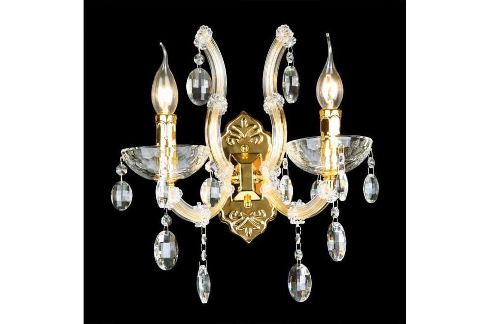 Бра Crystal Lux Hollywood AP2 Gold