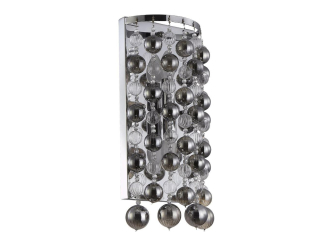 Бра Crystal Lux Mallorca AP2 Chrome/Smoke
